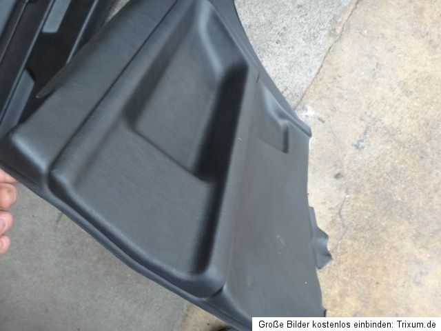 BMW E36 M3 Coupe Türpappen Türverkleidung Leder schwarz panel