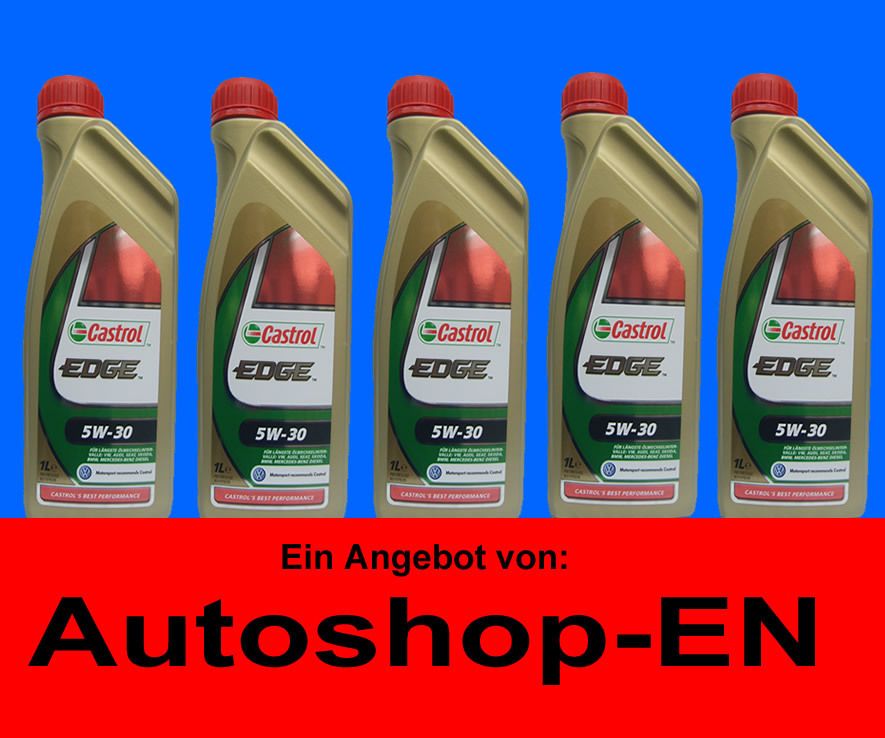 EDGE 5W 30 5X1 Liter 5W30 VW MERCEDES BMW LONGLIFE OL VW 504 00 507 00