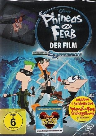 und Ferb Quer durch die 2. Dimension (Walt Disney)  DVD 506