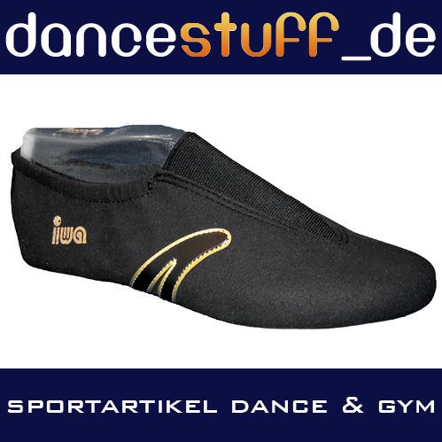 IWA 507 schwarz Kunstturnschuhe Turnschläppchen Gymnastikschuhe