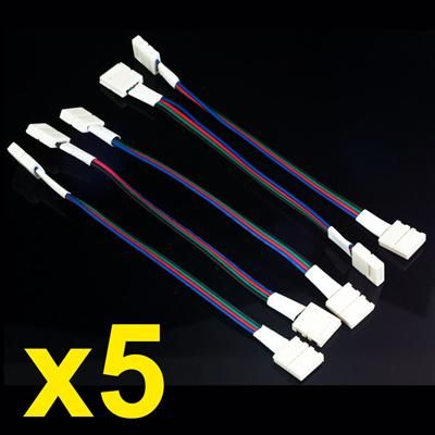 5x ~Stecker LED SMD Schnellverbinder verbinder 5050