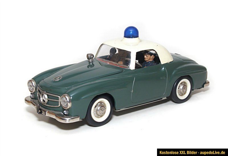 Schuco 5509 Elektro Razzia Car Mercedes Benz alte Version