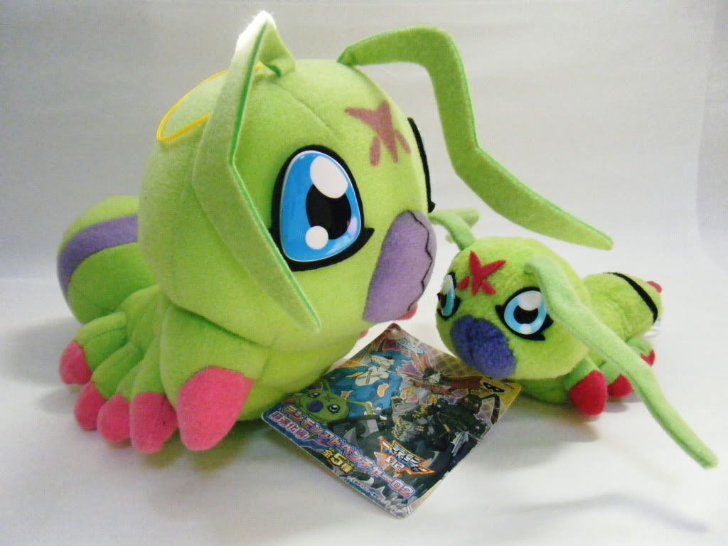 PLUSH DOLL DIGIMON Adventure ZERO TWO Wormmon Banpresto BANDAI 2000