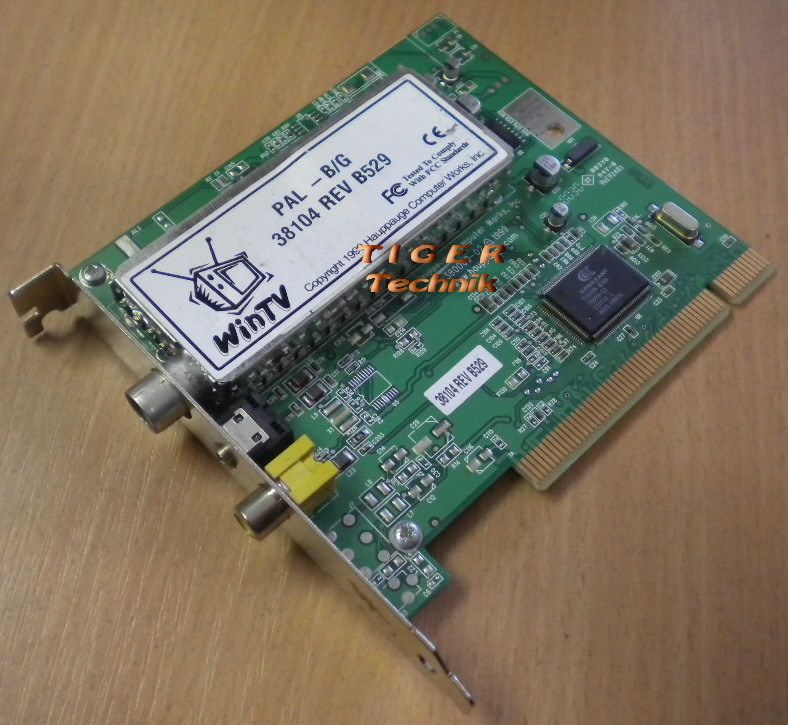 Hauppauge WinTV PAL B/G 38104 Rev B529 * TV Karte * Analog *