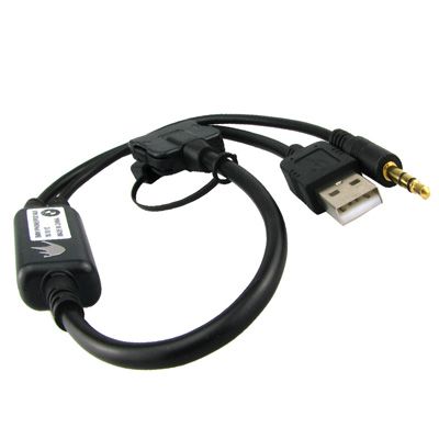 AUTOKABEL INTERFACE MUSIK KABEL Y ADAPTER AMI AUX FÜR BMW MODELLEN