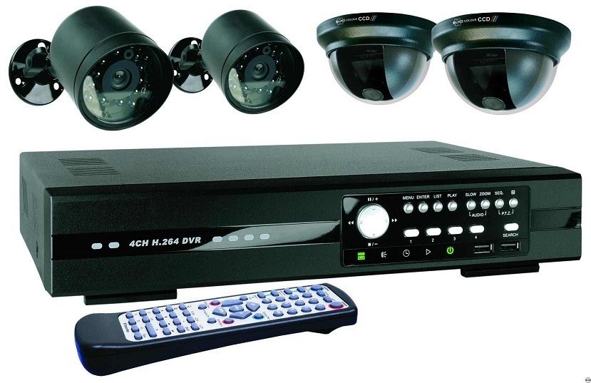 ELRO DVR534S 4 Kanal Digitalrekorder 500GB HDD 2x Innen + 2x