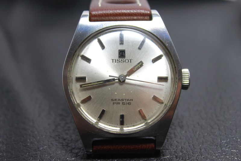 Vintage TISSOT Seastar PR 516 Handaufzug 17J hand winding 1960s