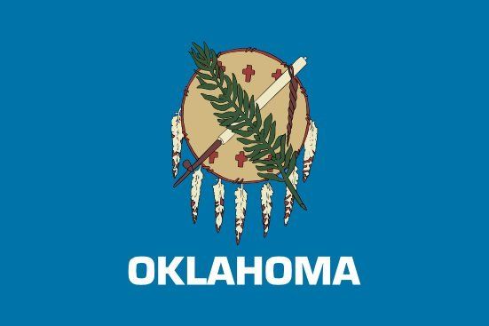 PREMIUM Aufkleber OKLAHOMA USA Auto Boot Sticker 8x5