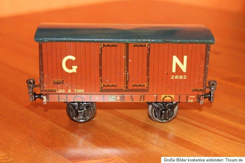 Märklin 2882 GNR Spur1 englischer gedeckter Güterwagen Spur 1