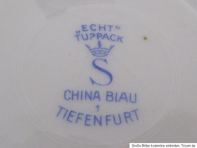 Tiefenfurt tuppack Porcelain and
