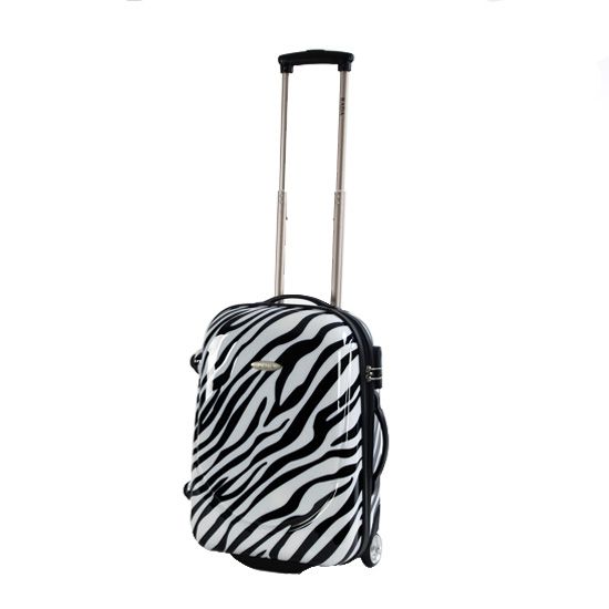 Hartschalen Trolley Koffer Rada Rollen Trolley 55cm S Zebra UVP 129