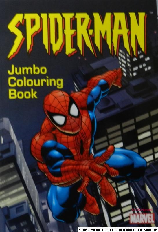 Spiderman Jumbo Malbuch zum Ausmalen Ausmalbuch