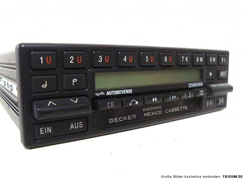 Becker Mexico Typ 753 Kassettenradio Autoradio Mercedes W107 W123 W124