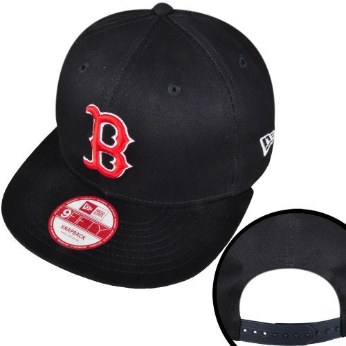 New Era Mlb 9fifty Bosred Team Snapback Cap Dunkelblau Rot (73997