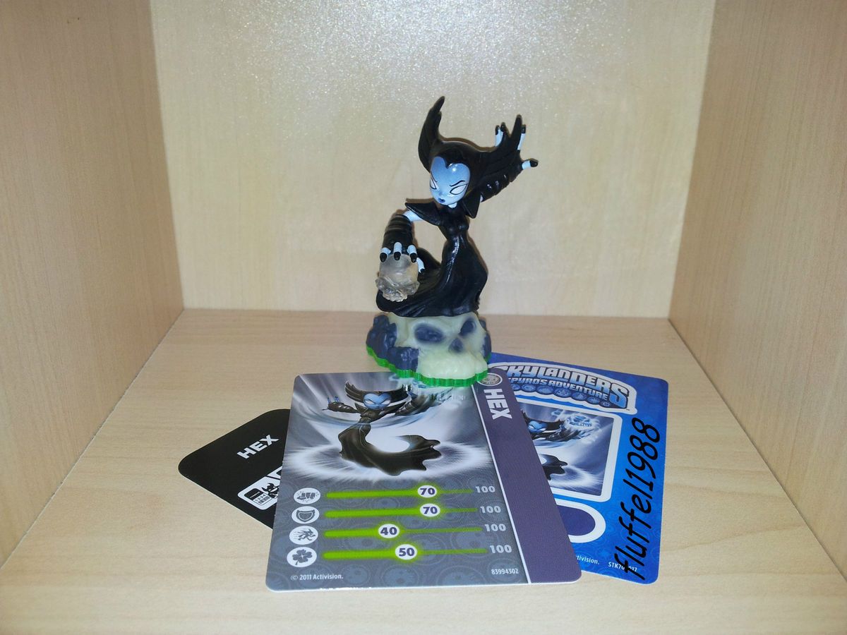 Skylanders Einzelfigur Hex neu sofort mit Karte, Webcode und Sticker