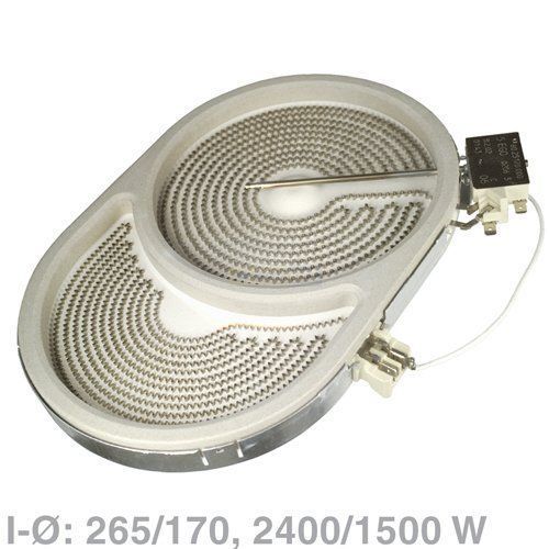 Ceranfeld Kochplatte Oval EGO 10.57411.604 2400W 1500W 230V