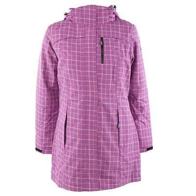 CAMPAGNOLO Damen Mantel Kapuze Damenmantel windfest wasserdicht pink