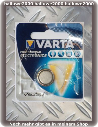 Varta Knopfzelle V625U (PX625 EPX625G KA625 LR9) OVP