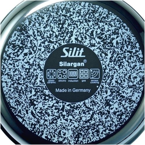 Silit Vitaliano Topfset Nero 5teilig , Silargan nickelfrei und