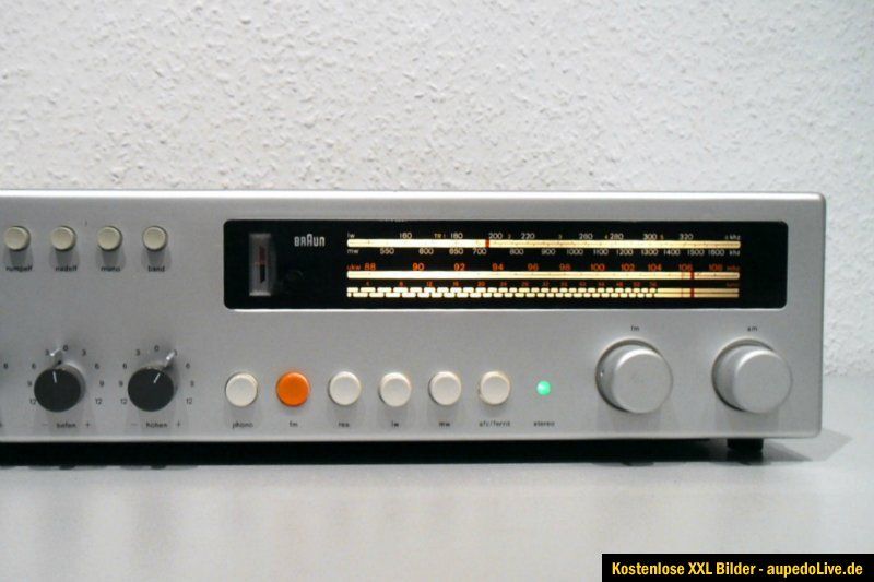 DESIGNLEGENDE BRAUN REGIE 500, Sammlerzustand TOP