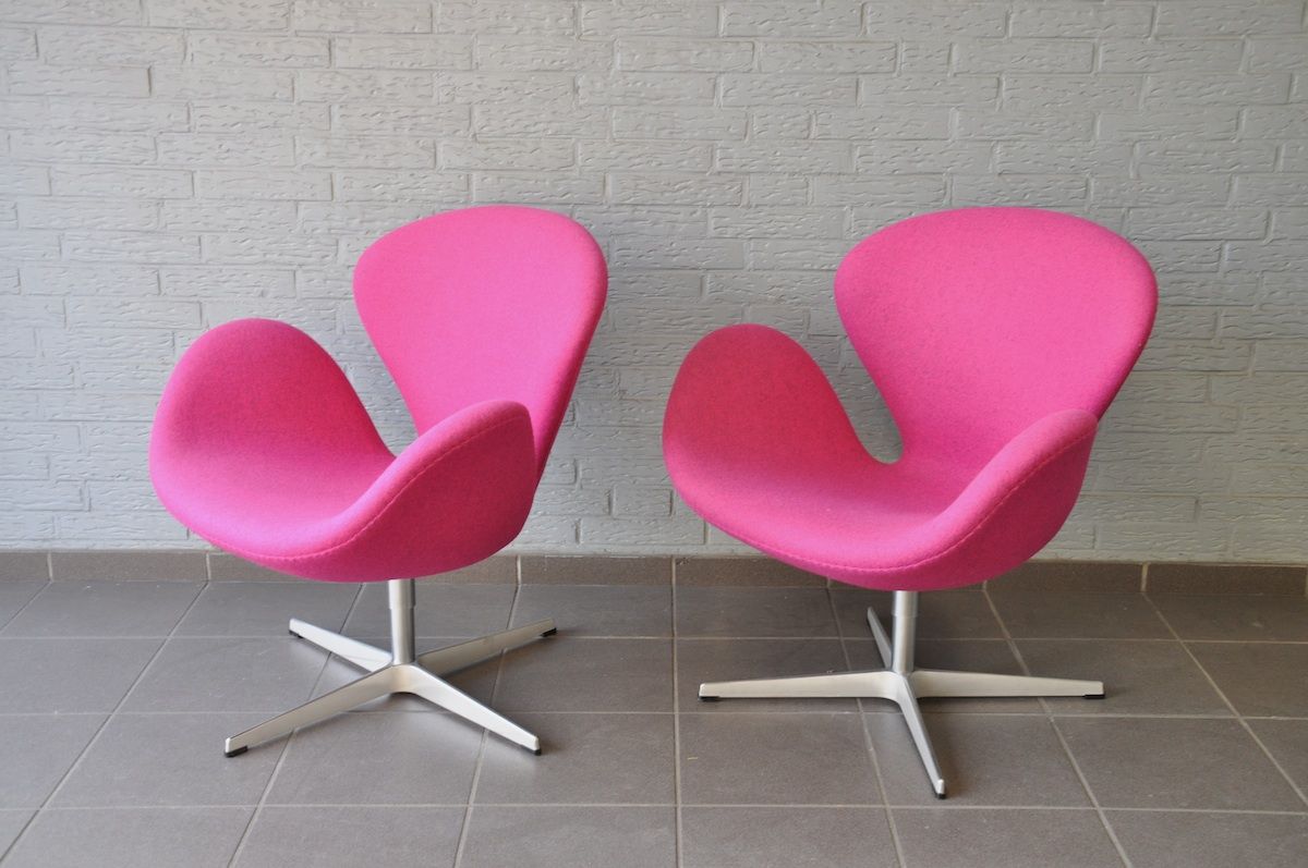 Sessel 3320 Divina Melange Arne Jacobsen swan 2004 Pink 621