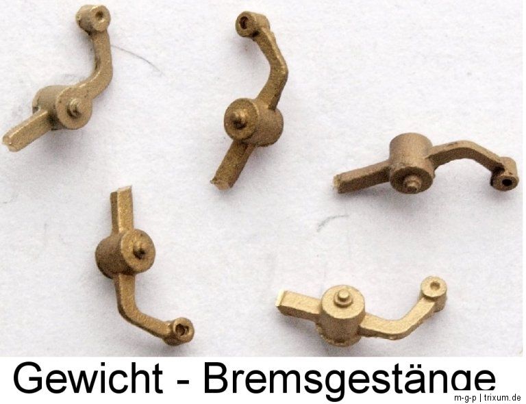 10x Fensterhalter für BXI (BR36.7) von Modellbau Fuchs, RARITÄT