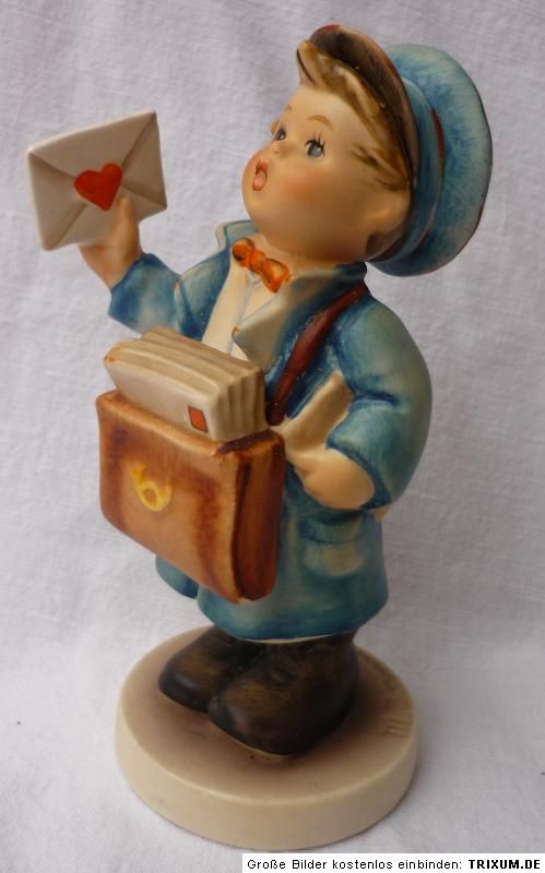 orig. Hummelfigur von Goebel   HUM 119   Eilbote   Postman   GK86 0313