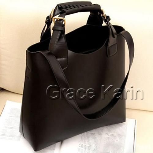 Vintage Tote Henkeltasche Groß Shopper Elegant Tragetasche Hobo