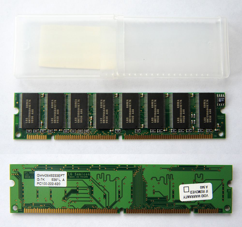 LG Semicon 64 MB SDRAM Speicher PC100 322 620 GMM2649233EFT