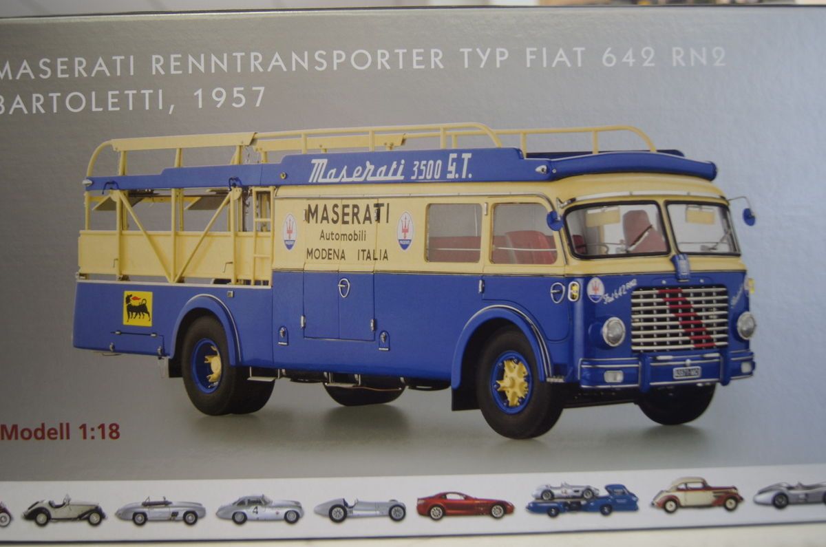 Maserati Renntransporter Fiat 642 RN2 Bertoletti 1957 118 CMC neu