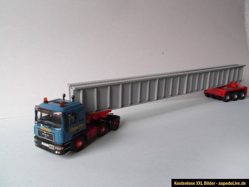 Corgi I.R.Dunkerley MAN Tractor Unit,Bogie and Bridge Beam Load 150