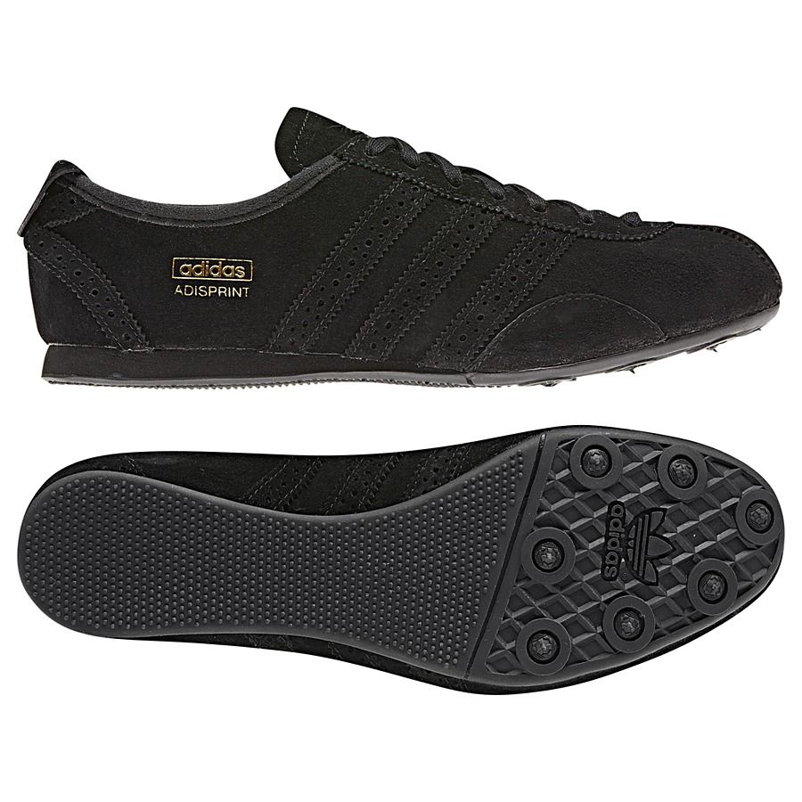 Adidas Originals AdiSprint Schwarz Wildleder Damen Schuhe Sneaker