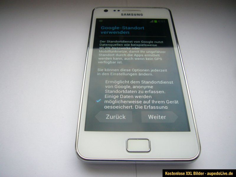 tolles Handy wie neu Samsung Galaxy S 2 GT   I 9001 16 GB weiss ohne