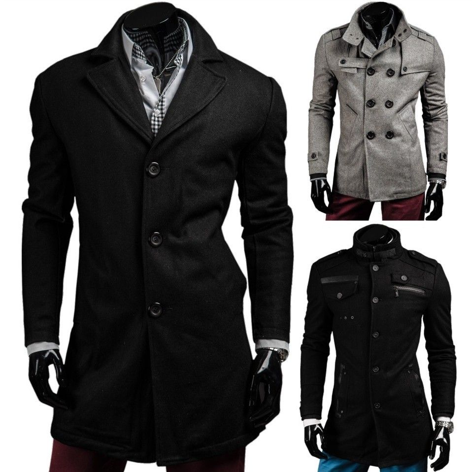 HERRENMANTEL MIX SAKKO HERRENJACKE COAT BUSINESS KLASSISCH GR. M L XL