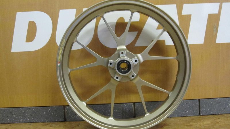 Ducati 1098 1198 Alu Vordere Felge Gold Superbike geschmiedet front