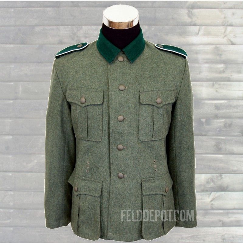 WK2 WH Elite Feldbluse Feldjacke M36 Field Tunic Gr.L Wehrmacht