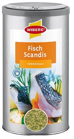 WIBERG FISCH SCANDIS GEWURZSALZ M KRAUTERN 680g IM 1 2l AROMATRESOR 23