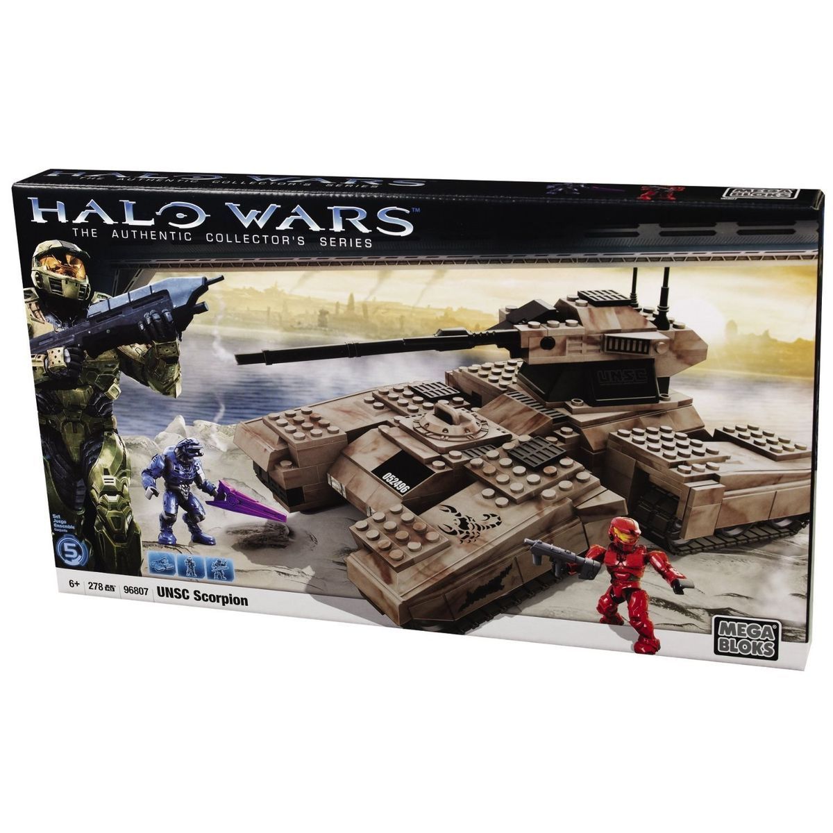 MEGA BLOKS Halo 96807 UNSC Scorpion Neu New MISB