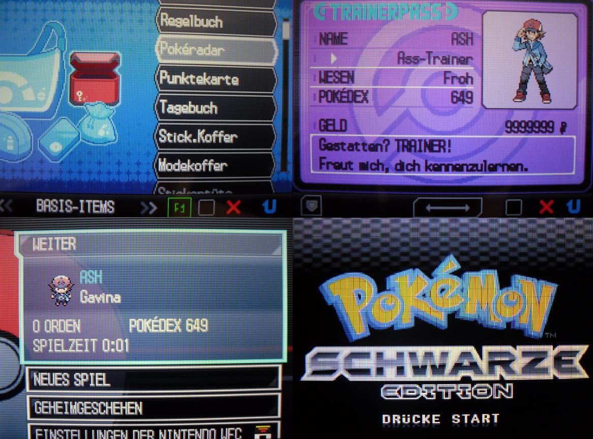 Pokemon Schwarz & Weiß + 649 Shinys in der Box