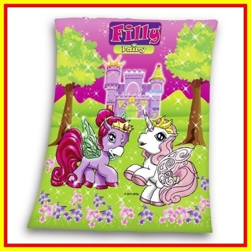 C24   Filly Fairy Fleecedecke Decke Kuscheldecke Einhorn Pferd Pony