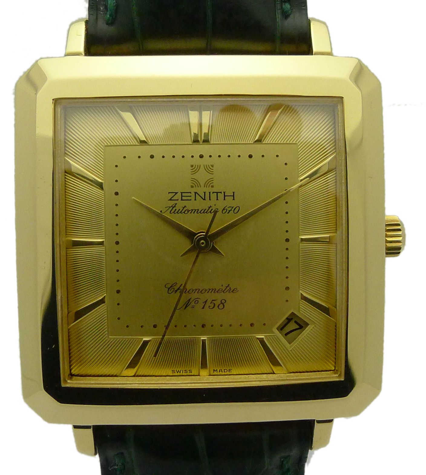 ZENITH AUTOMATIC 670 HERRENARMBANDUHR 18KT GOLD   LIMITIERT NUR 750