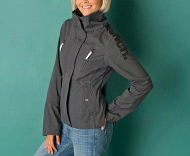 Neu Bench Übergangs Damen Jacke in schwarz Gr S