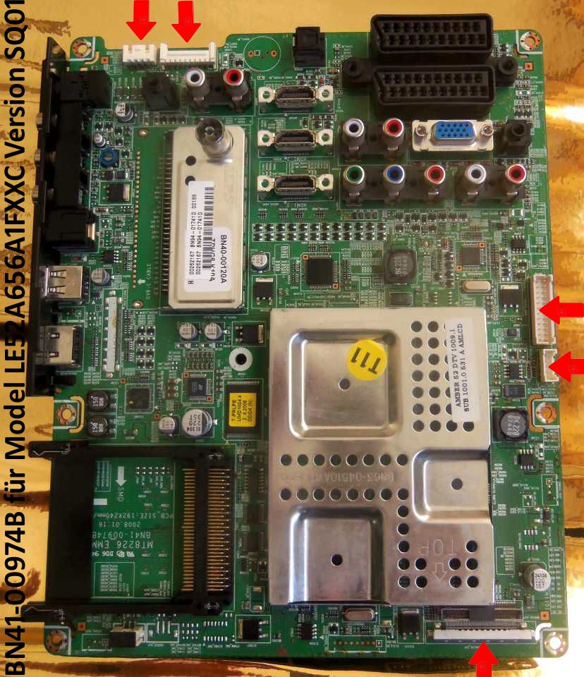 Samsung 52 Mainboard Hauptplatine LCD BN41 00974B LE52A656A1FXXC