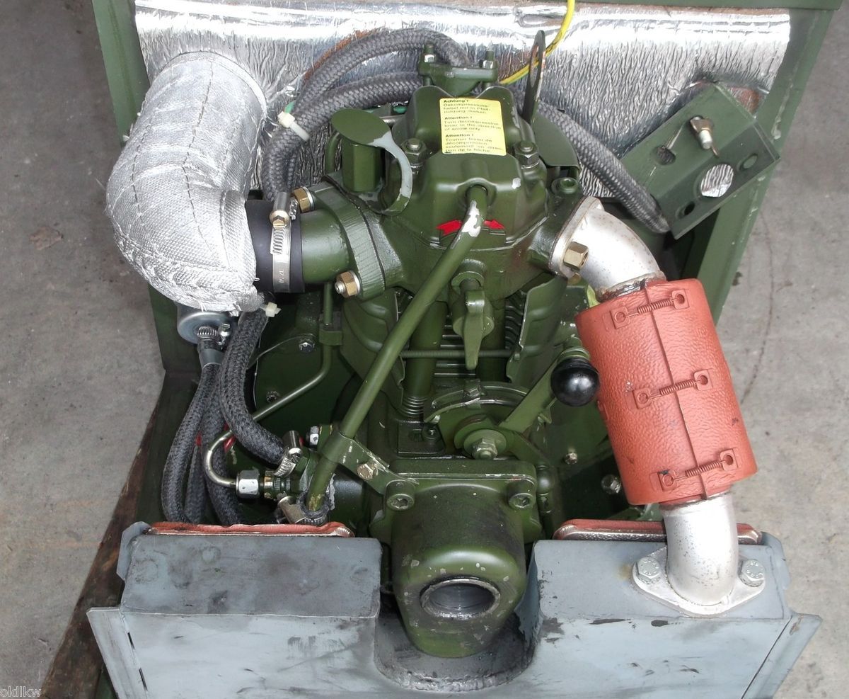 HATZ Diesel   Motor ; E 673 LHK ; 3KW ; 3000 U/min ; BW Stromaggregat
