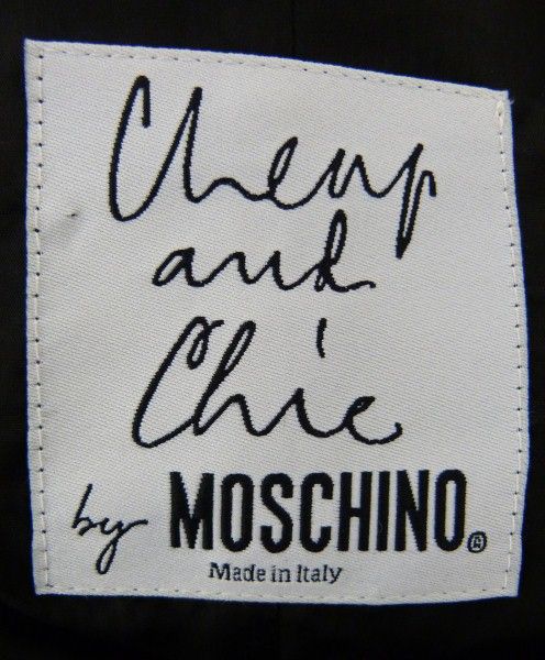 MOSCHINO CHEAP AND CHICK KLEID schwarz Gr. 42   ZIER PERLEN LUXUS PUR