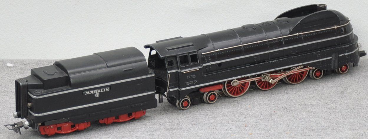 Märklin SK 800 Stromlinien Schnellzug Lok DRG mit Raucheinsatz Guß