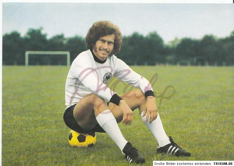 Paul Breitner DFB AK 70er Jahre TOP Original Signiert +A28224