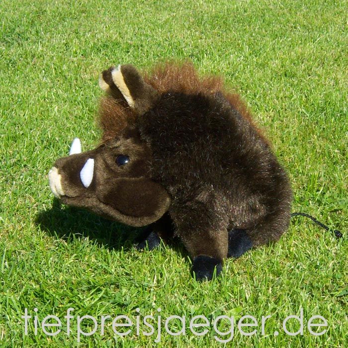 PLÜSCH WILDSCHWEIN # Keiler Kuscheltier Stofftier Wald Wildtier