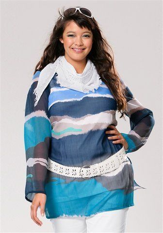 Tunika, Your Life Your Fashion. Blau. Gr. 54. NEU