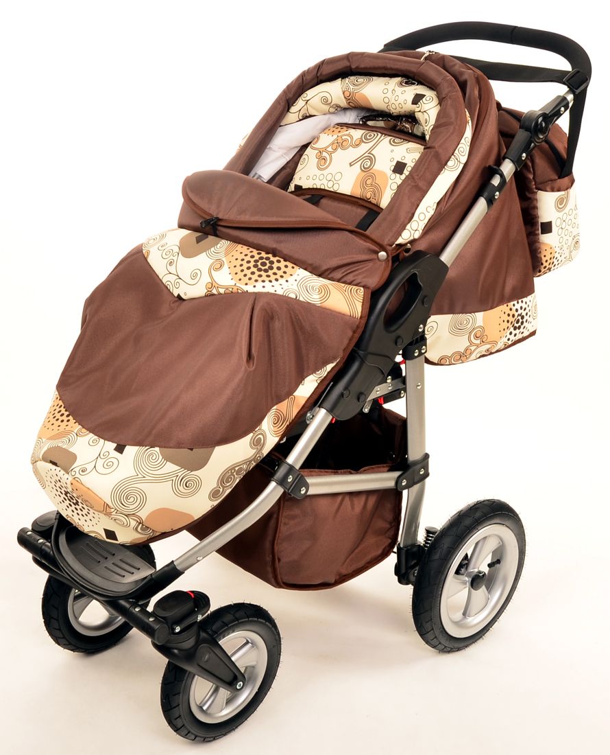 TOP KOMBIKINDERWAGEN 3in1+Babyschale/Autositz +Babywanne +Sportsitz